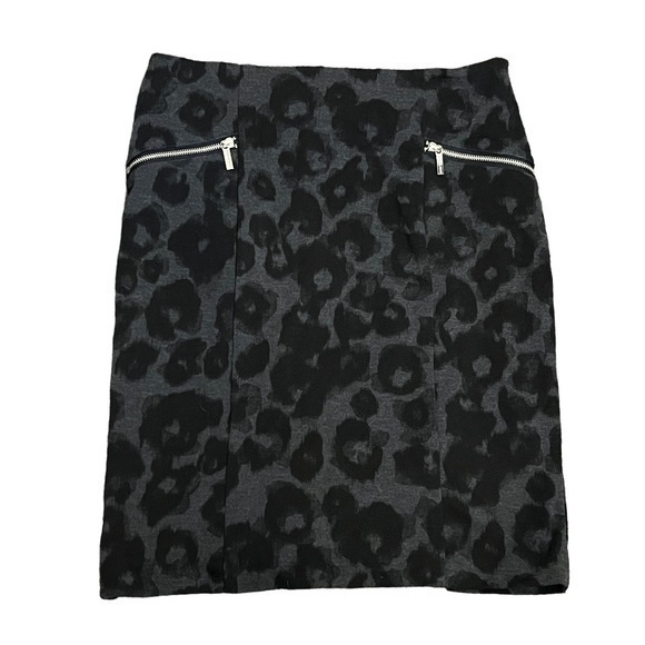 Michael Kors Animal Print Knee-Length Skirt Size 10 - Picture 2 of 8